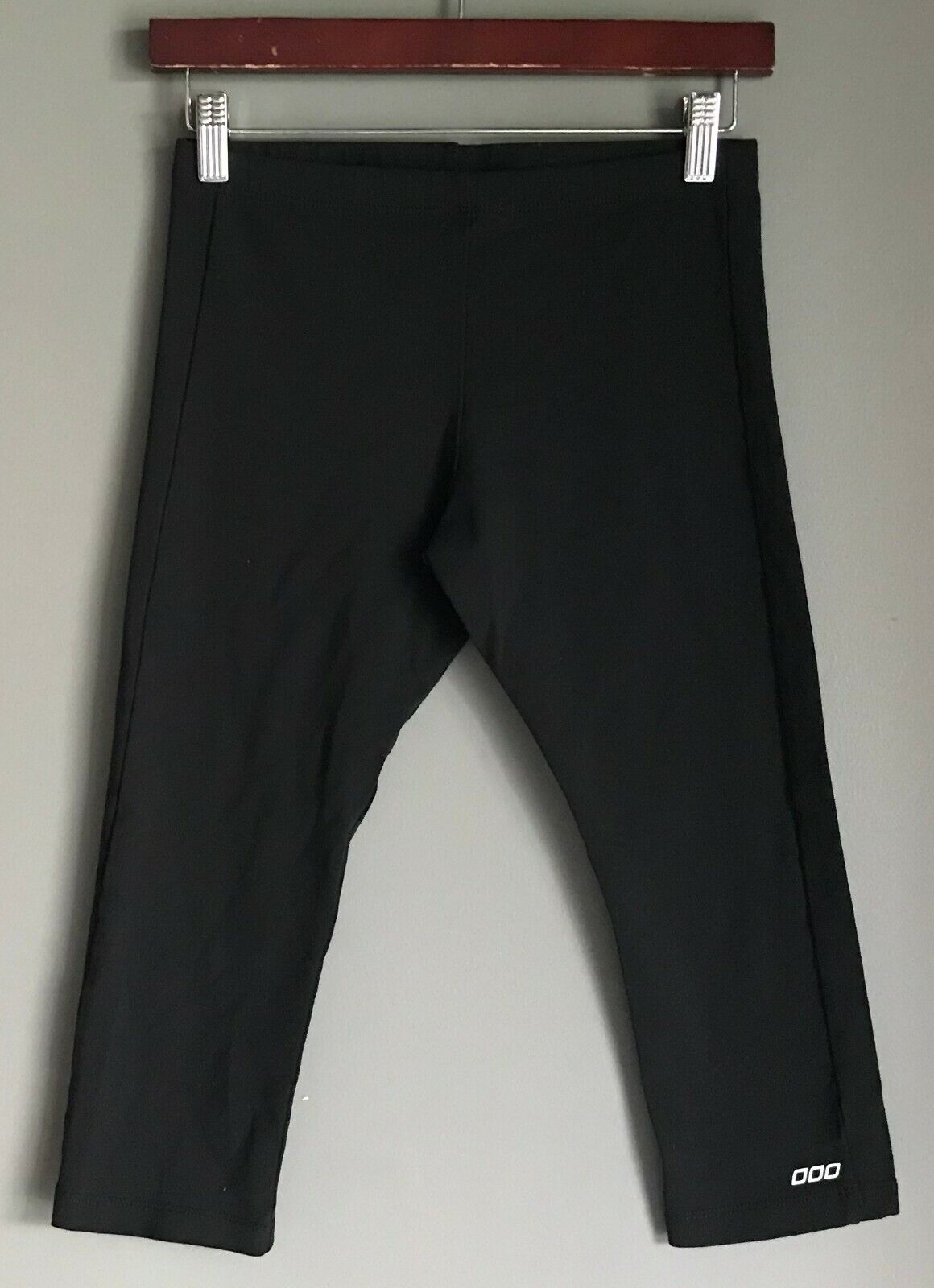 LORNA JANE Leggings Running Black 7/8 Sports Sz S 10 Gym Yoga Activewear Pants