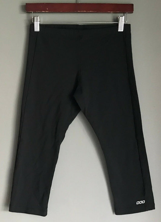 LORNA JANE Leggings Running Black 7/8 Sports Sz S 10 Gym Yoga Activewear Pants