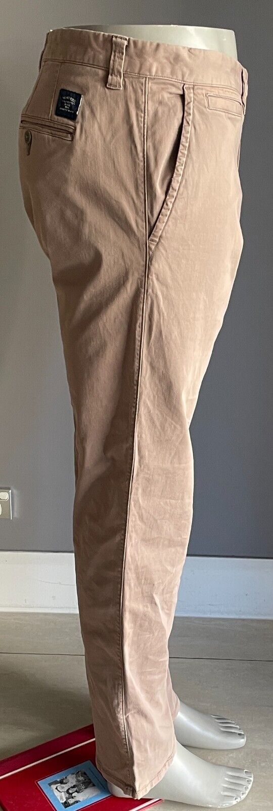SPORTSCRAFT Mens Chinos Brown Casual Pants 100cm Waist