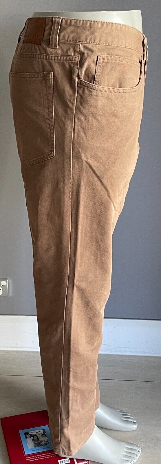 SPORTSCRAFT "The Bedford" Straight Leg Jeans Light Brown To Fit Mens Waist 98cm