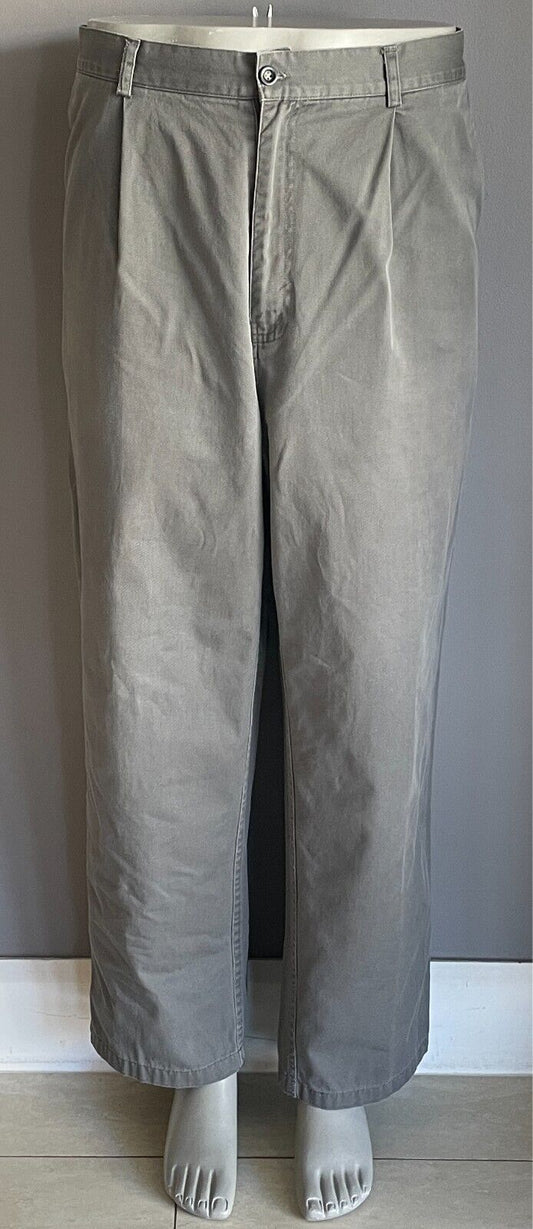 STUBBIES Pants Trousers Grey 72 Cotton Drill Full Length Mens Size 107