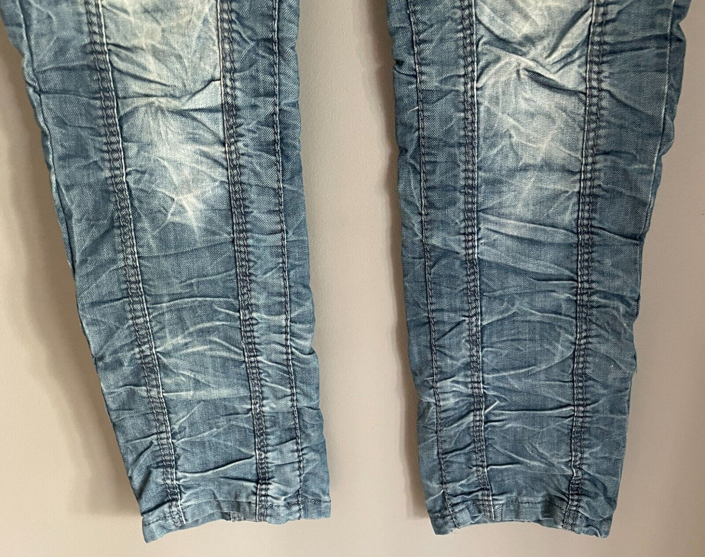 Mens K&M Kosmo Lupo Blue Denim Jeans Size 32 Designer Quality Streetwear Casual