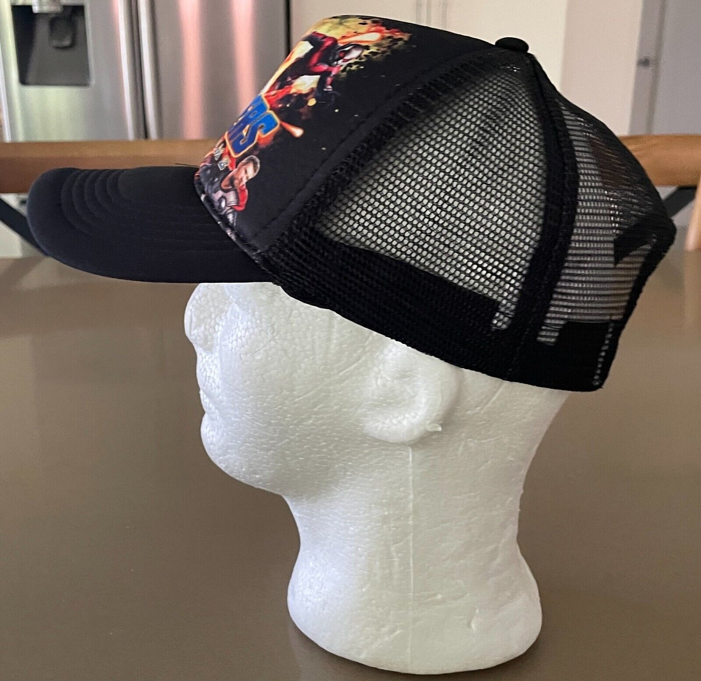 MARVEL AVENGERS End Game Black SnapBack Cap Size M Mesh Back Adjustable Unisex