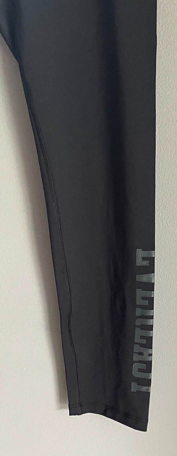 EVERLAST Leggings Black 7/8 Size 16 Elastic Waist Logo Activewear Pants Gym NEW