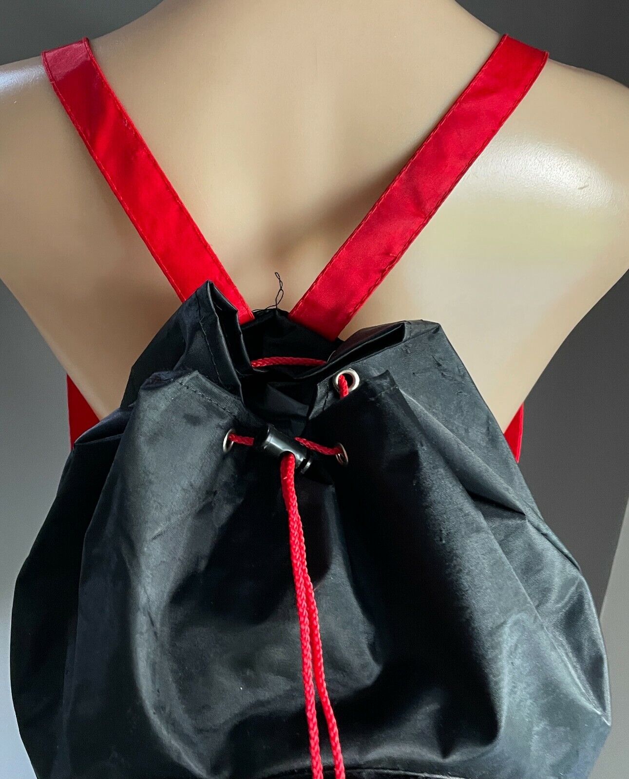 Always COCA COLA Backpack Logo Black Nylon Adjustabl Shoulder Bag Drawstring NEW