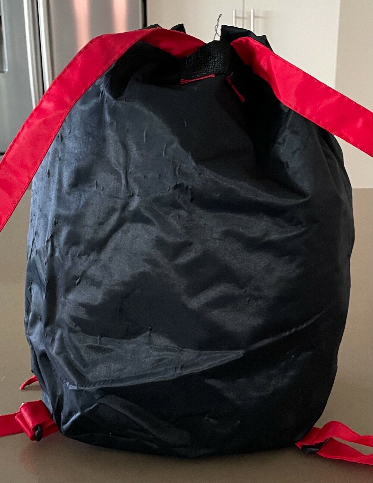 Always COCA COLA Backpack Logo Black Nylon Adjustabl Shoulder Bag Drawstring NEW