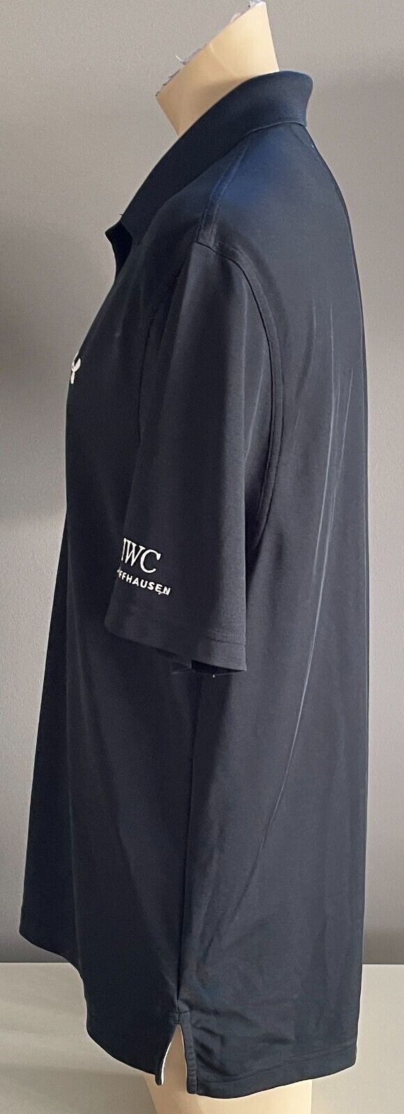 UNDER ARMOUR Polo Shirt Black Golf Specialized IWC SCHAFFHAUSEN CLIE SHOT 120cm