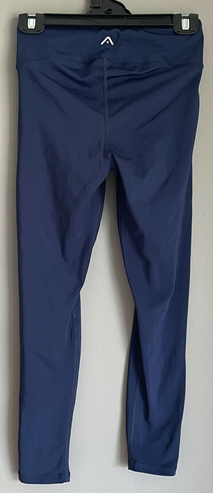 ROCKWEAR Leggings  Blue & Black Net Trim 7/8 Length Activewear Pants Sz 8 NEW