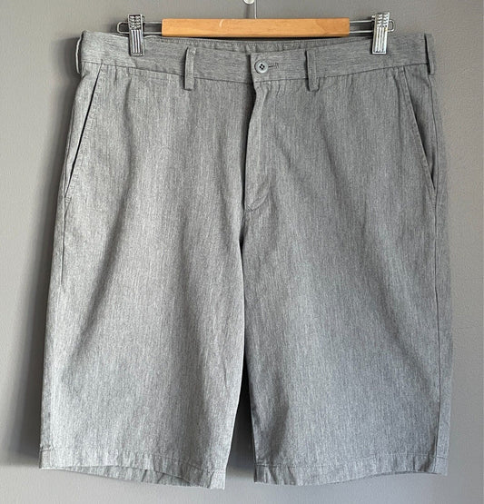 UNIQLO Cotton Shorts Light Grey Mens Size M 84cm Waist Smart Casual 30 32 in