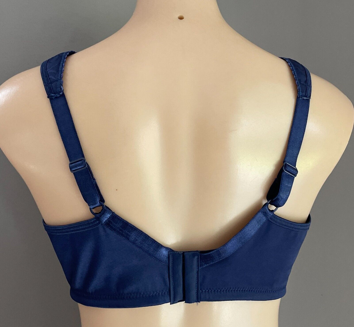 PLAYTEX Bra 18C Wire Free Blue Jacquard Fabric Ultimate Lift and Support 18 C