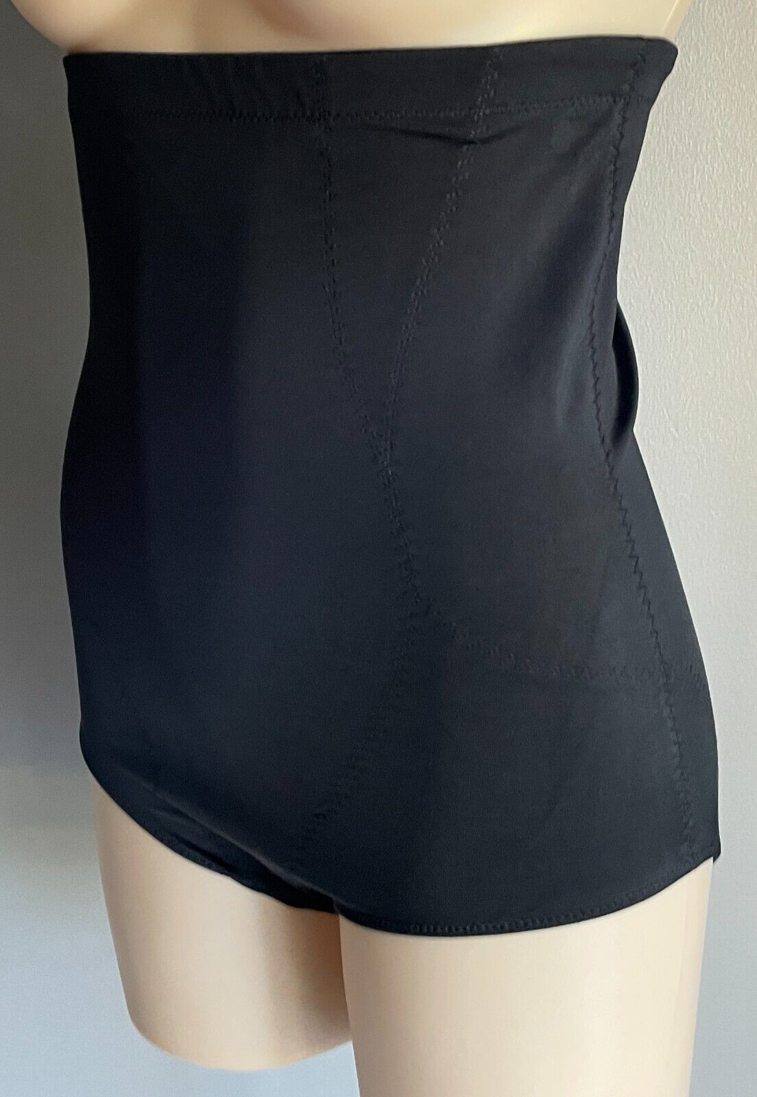 ShapeWear Black Control Briefs Pants Tummy Trimmer Waist Cincher Torso Sz 12 NEW