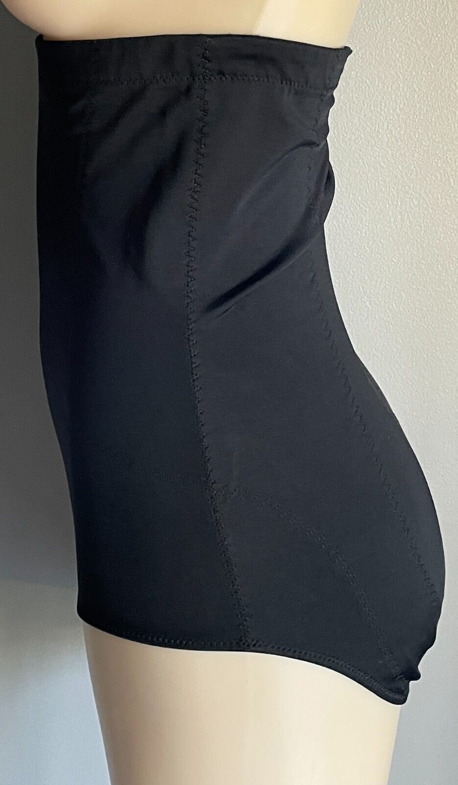 ShapeWear Black Control Briefs Pants Tummy Trimmer Waist Cincher Torso Sz 12 NEW