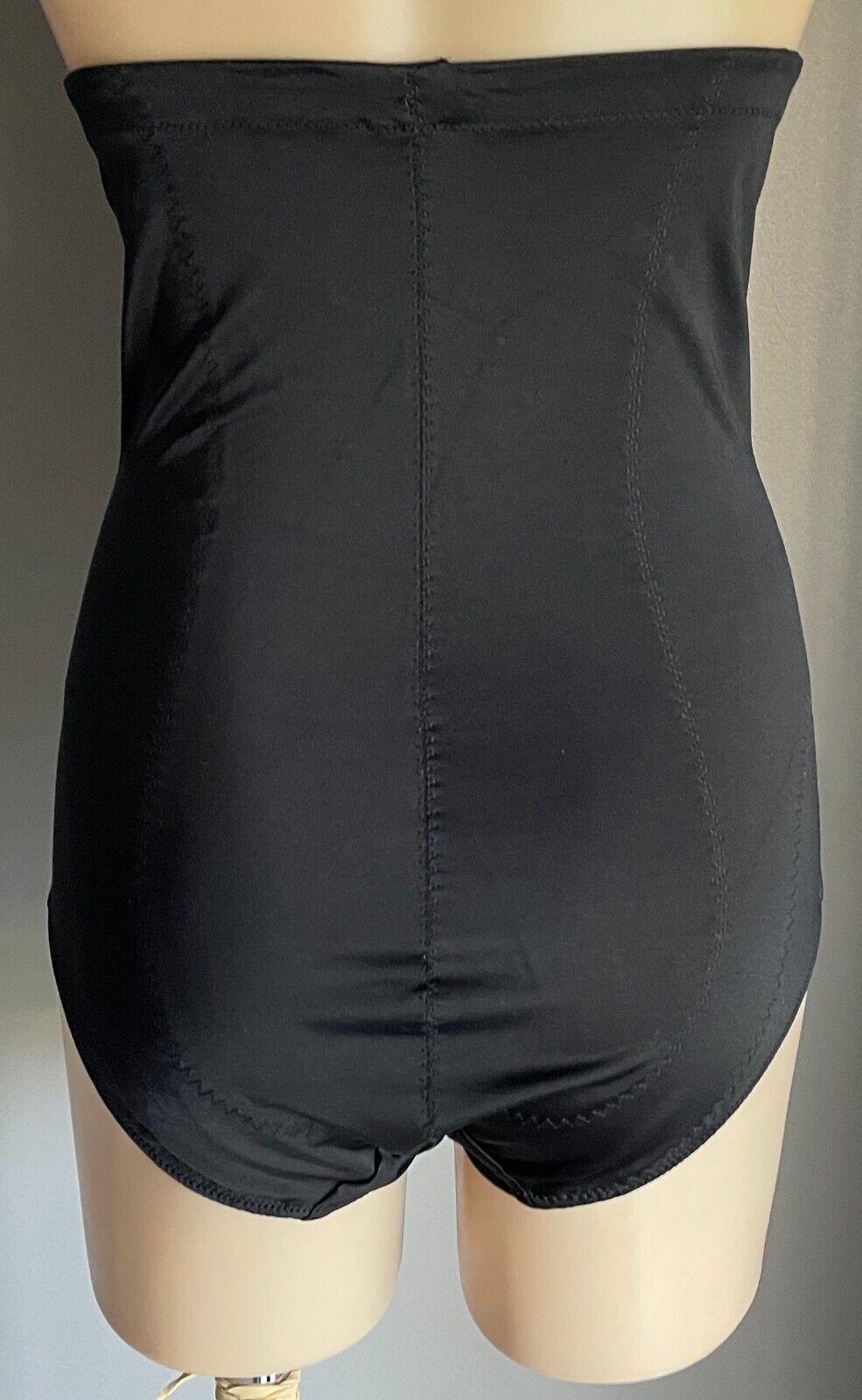 ShapeWear Black Control Briefs Pants Tummy Trimmer Waist Cincher Torso Sz 12 NEW