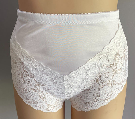 LUXURY COLLECTION Control Briefs ShapeWear White Pants Tummy Control Size 24