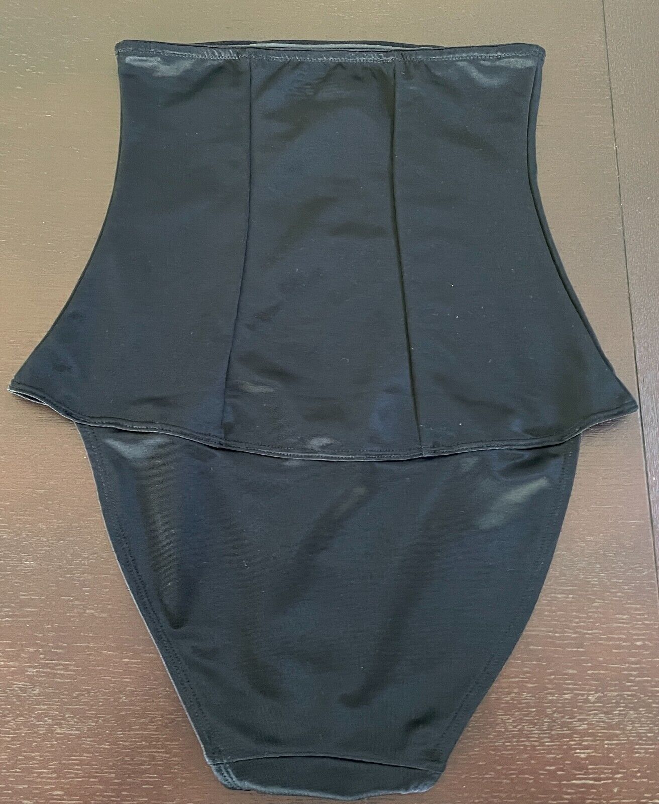 BASIC INSTINCTS ShapeWear Black Control Briefs Pants Tummy Waist Trimmer Size M
