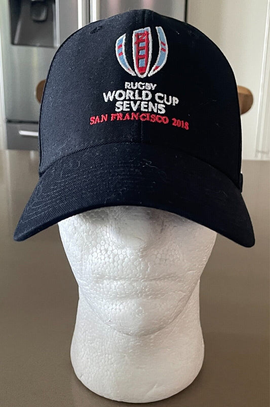 ADIDAS Cap Hat RUGBY WORLD CUP SEVENS San Francisco 2018 Cotton OSFA Adjustable