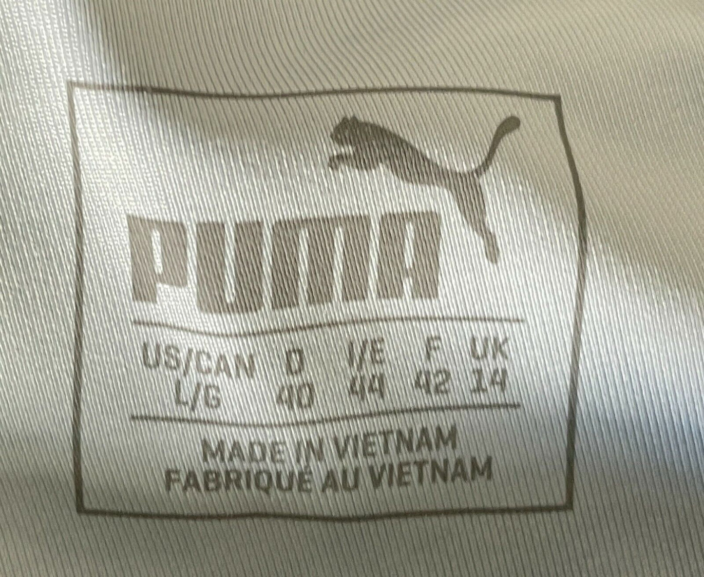 PUMA All Eyes On Me Leggings Black Magenta White Feather 3/4 Sz L 14 Activewear