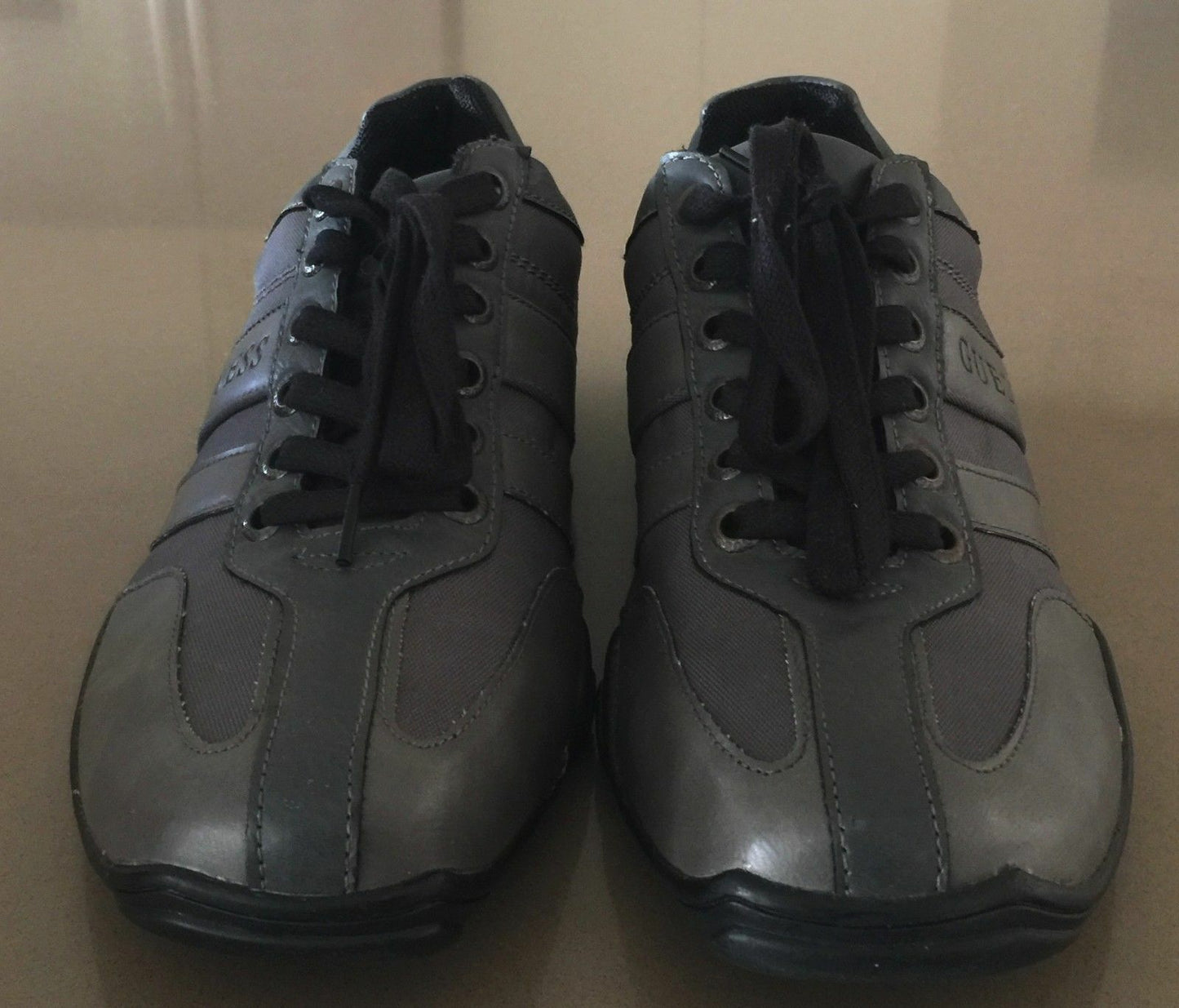 GUESS MCWAYNOR Shoes Grey Casual Lace Up Mens Size 11 M New