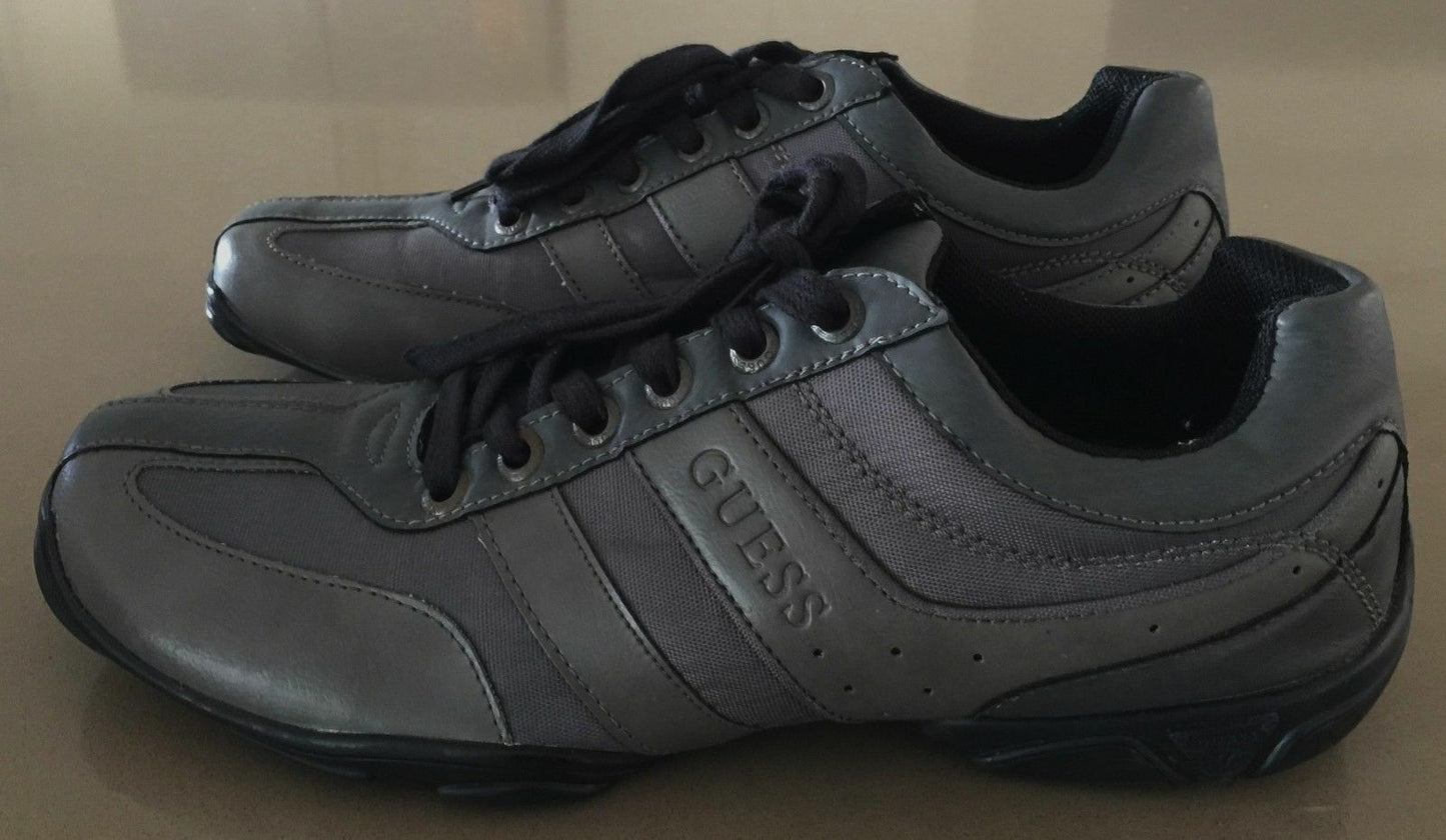 GUESS MCWAYNOR Shoes Grey Casual Lace Up Mens Size 11 M New