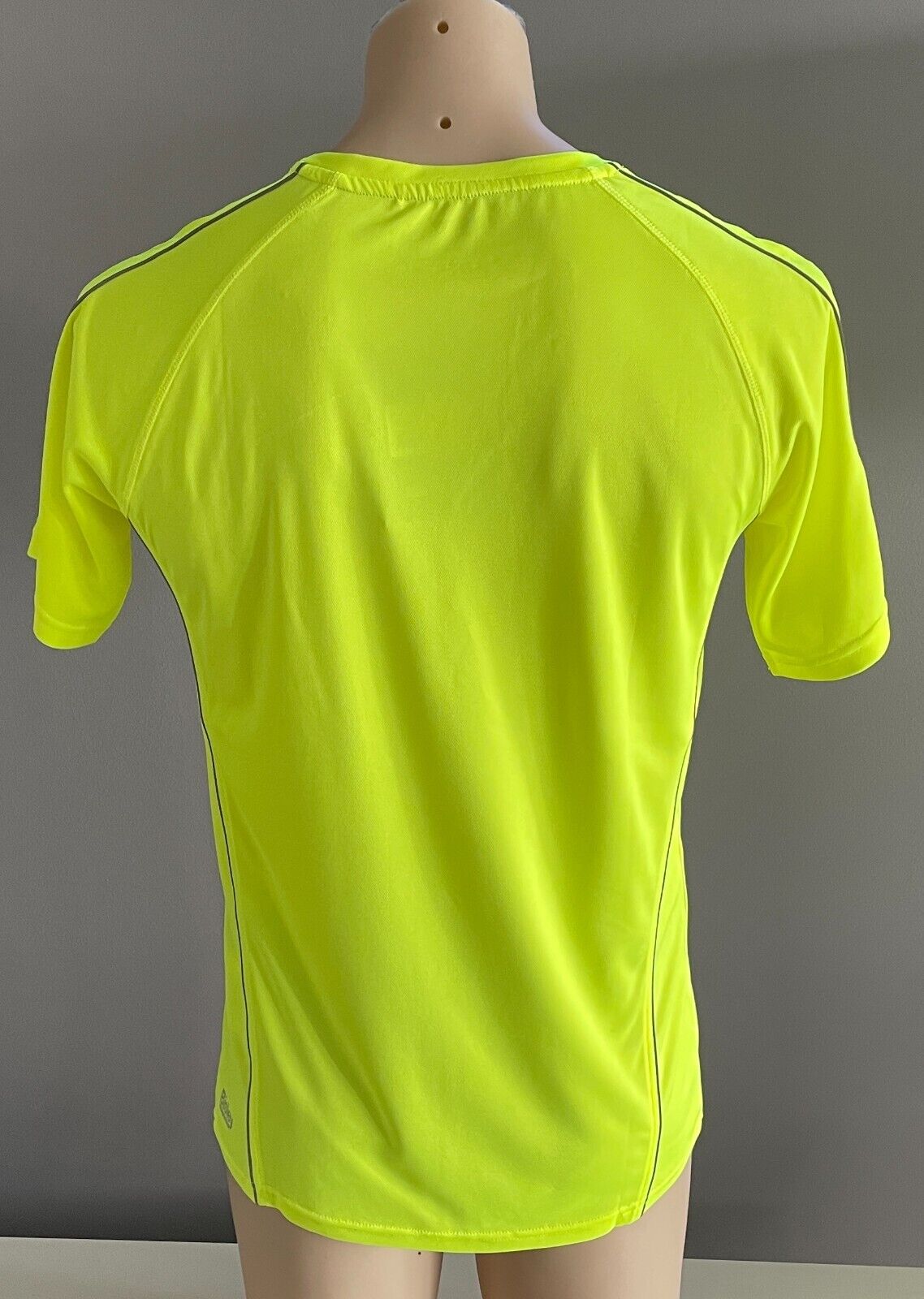 BISLEY Hi Vis Yellow Cool Mesh Short Sleeve Tee Reflective Piping Size S Unisex