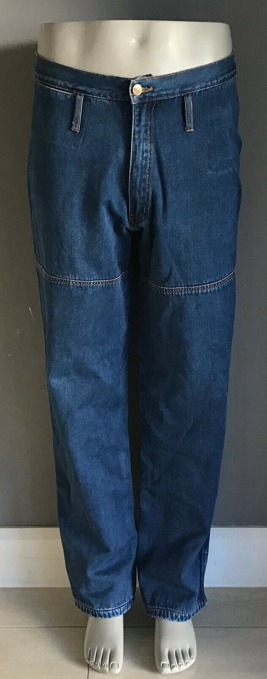 THOMAS COOK Jeans Mens Size 35 89cm Waist Blue Denim Wide Leg Jeans Vintage