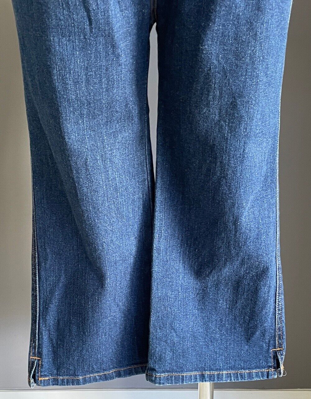 THOMAS COOK Blue Denim Jeans Wide Leg Crop Pants Western Ladies Size 12 NEW