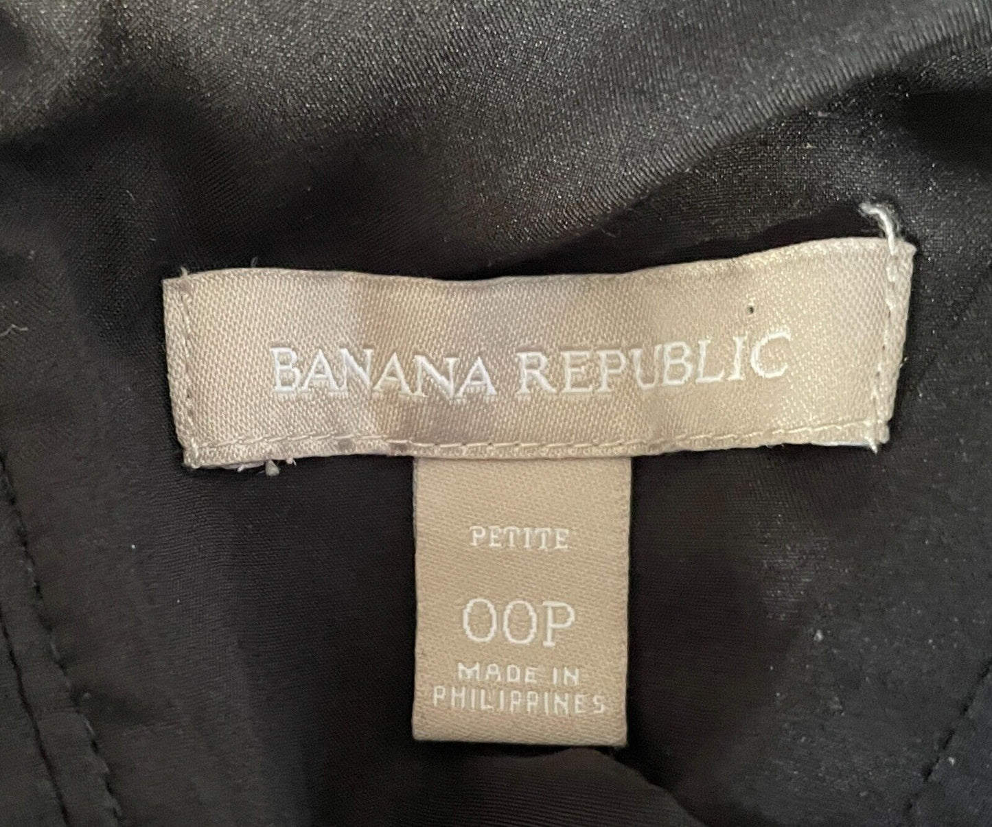 BANANA REPUBLIC Flip Dress Black White Floral Sleeveless Neon Trim Size AU 6 P
