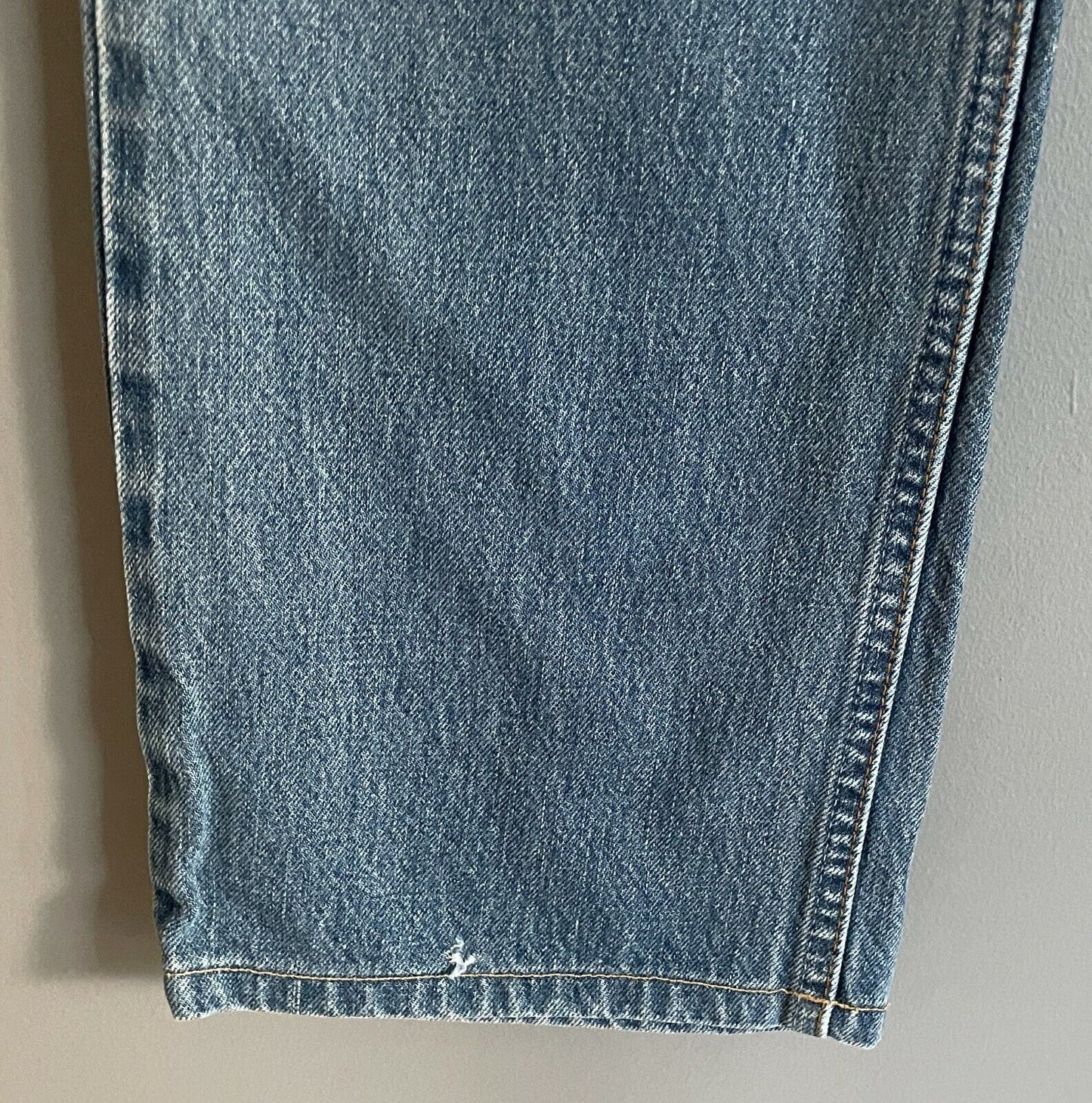 Mens LEVI'S 502 Jeans Faded Blue Denim Long Straight Leg Size Waist 84 LEVIS